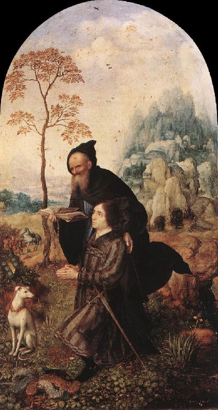  St Anthony with a Donor dfg